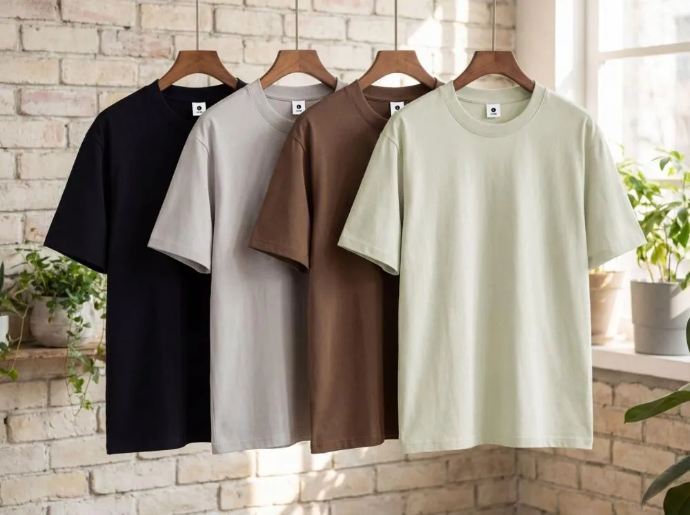 Cool and Refreshing Round-Neck Men's T-Shirt