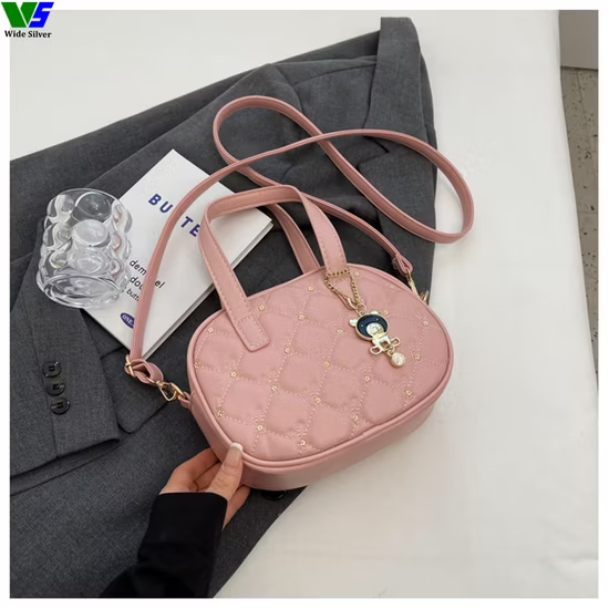 Wide Silver Morden Style Sac a Main Femm Sac Nouvelle Collection